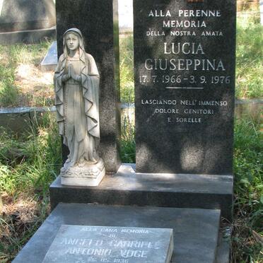 VOCE Angelo Gabriel Antonio 1936-1990 :: VOCE Lucia Giuseppina 1966-1976