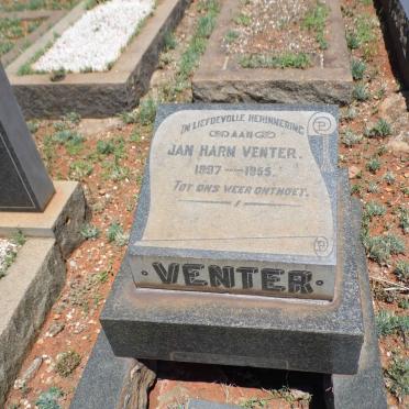 VENTER Jan Harm 1897-1955
