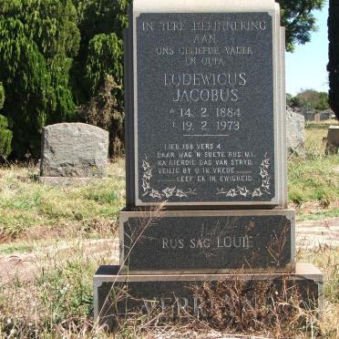 VERREYNE Lodewicus Jacobus 1884-1973