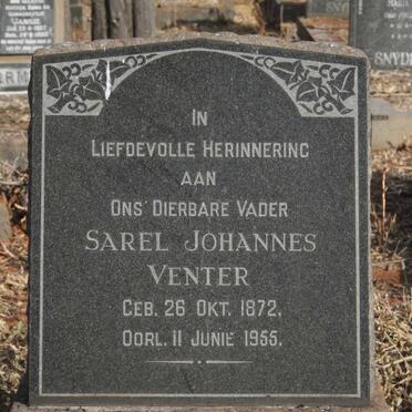 VENTER Sarel Johannes 1872-1955