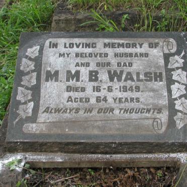 WALSH M.M.B. -1949