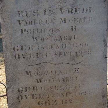 WOLVAARDT Philippus B. 1866-1928 &amp; Magdalena E. 1873-1928 _2
