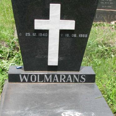 WOLMARANS Riekie 1940-1988