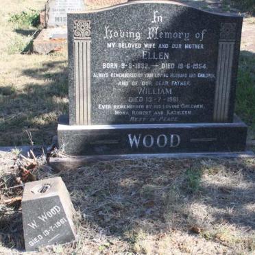 WOOD William -1961 &amp; Ellen 1882-1954