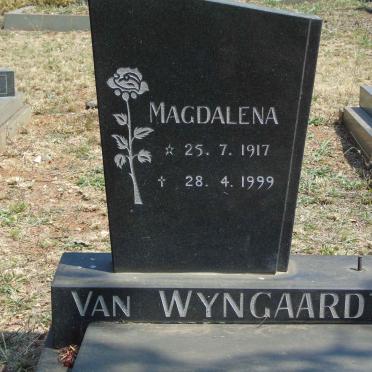 WYNGAARDT Magdalena, van 1917-1999