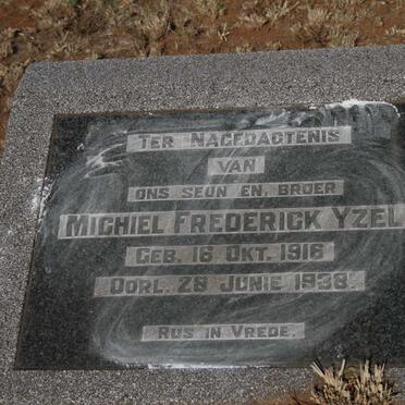 YZEL Michiel Frederick 1916-1938