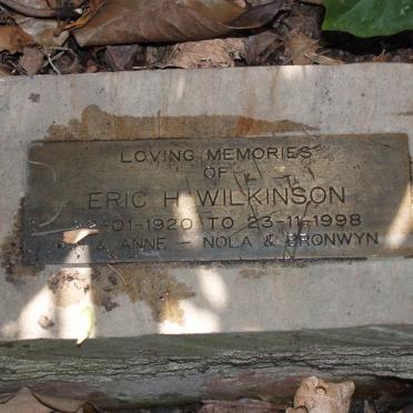 WILKINSON Eric H. 1920-1998