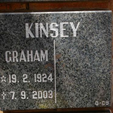 KINSEY Graham 1924-2003
