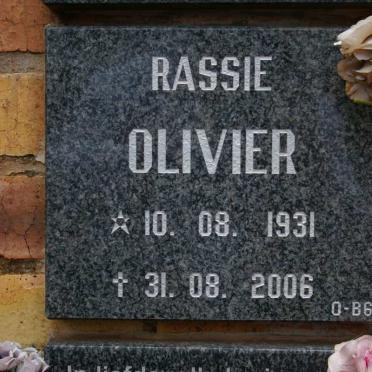 OLIVIER Rassie 1931-2006