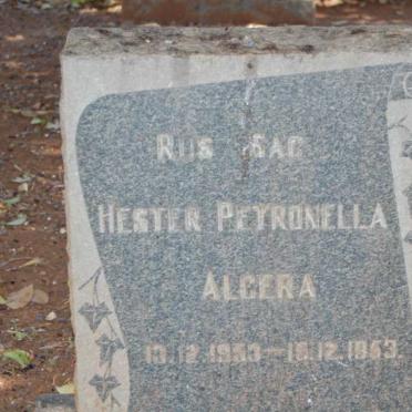 ALCERA Hester Petronella 1953-1953
