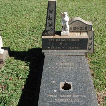 ANDERSON Nils 1960-1966 :: ANDERSON Cornelis 1969-1972