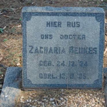 BEUKES Zacharia 1934-1935