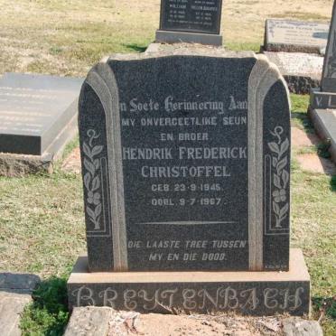 BREYTENBACH Hendrik Frederick Christoffel 1945-1967