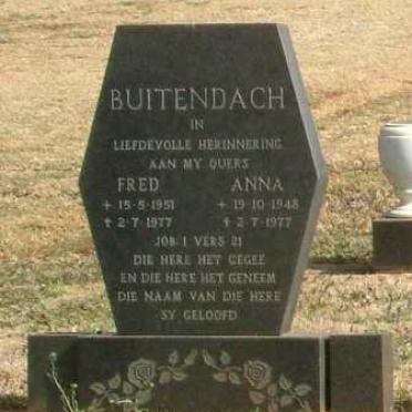 BUITENDACH Fred 1951-1977 & Anna 1948-1977