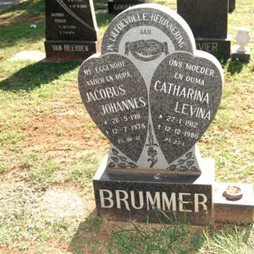 BRUMMER Jacobus Johannes 1911-1978 &amp; Catharina Levina 1912-1986