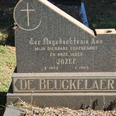 BEUCKELAER Jozef, de 1892-1963