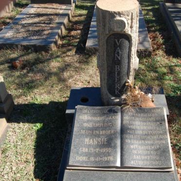 BLERK Hansie, van 1955-1976