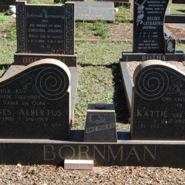BORNMAN Johannes Albertys 1906-1969 &amp; Katrie BEZUIDENHOUT 1912-1972 