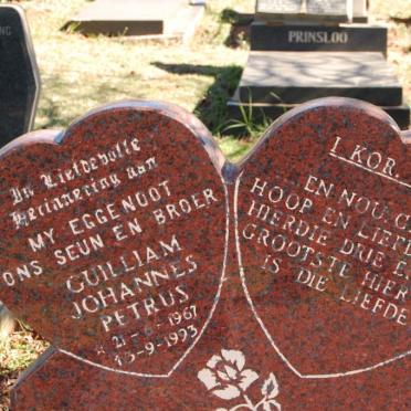 BEZUIDENHOUT Guiliam Johannes Petrus 1967-1993