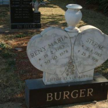 BURGER Reny Maria 1963-1978 :: BURGER Stepne 1965-1991