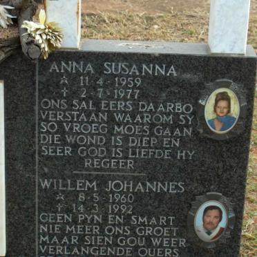BOTES Willem Johannes 1960-1992 :: GREIG Esmé HAASBROEK 1958-1997 :: BOTES Anna Susanna 1959-1977