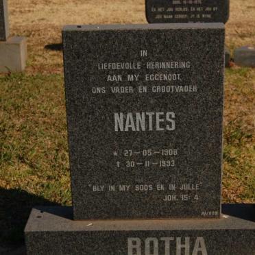 BOTHA Nantes 1908-1993
