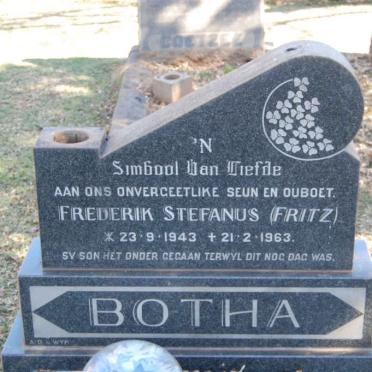 BOTHA Frederik Stefanus 1943-1963