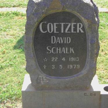 COETZER David Schalk 1913-1979