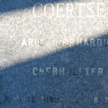 COERTSE Arie Gerhardus Oberholtser 1889-19?0