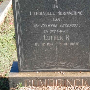 COMBRINCK Luther R. 1917-1968