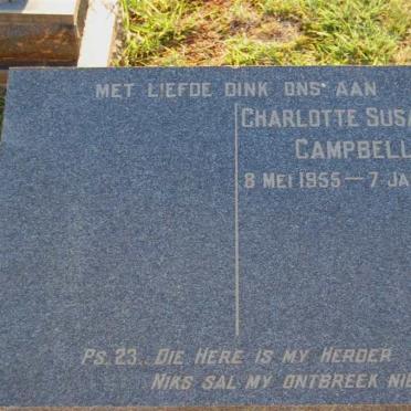 CAMPBELL Charlotte Susanna 1955-1967