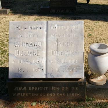 DREWKE Gerhard 1924-1979 :: DREWKE Andre 1961-1982