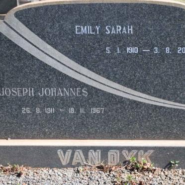 DYK Joseph Johannes, van 1911-1967 &amp; Emily Sarah 1910-2000