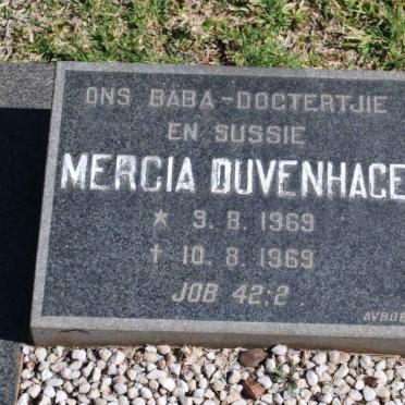 DUVENHAGE Mercia 1969-1969