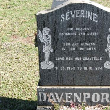 DAVENPORT Severine 1974-1974