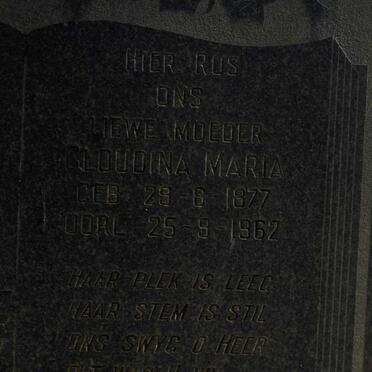 DREYER Gloudina Maria 1877-1962