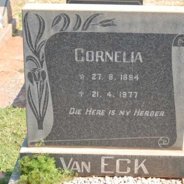 ECK Cornelia, van 1894-1977