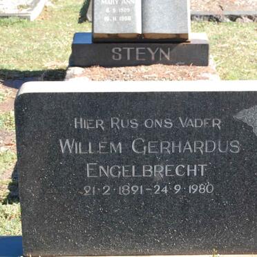 ENGELBRECHT Willem Gerhardus 1891-1980