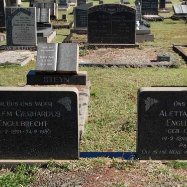 ENGELBRECHT Willem Gerhardus 1891-1980 &amp; Aletta Susanna DORFLING 1896-1969