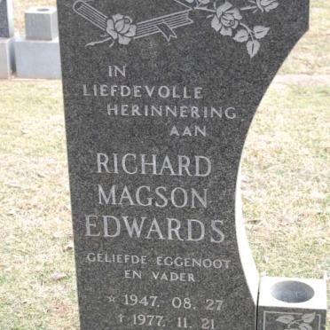 EDWARDS Richard Magson 1947-1977