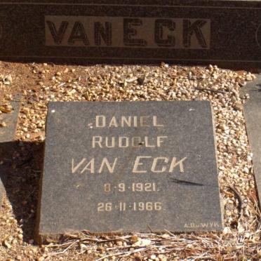 ECK  Daniel Rudolf, van  1921-1966