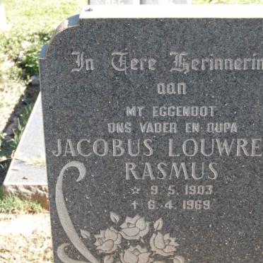 ERASMUS Jacobus Louwrens Rasmus 1903-1969 &amp; Maggie 1907-1973 