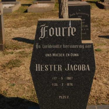FOURIE Hester Jacoba 1907-1976