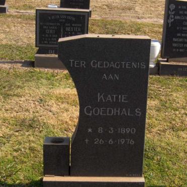 GOEDHALS Katie 1890-1976