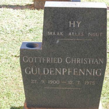GÜLDENPFENNIG Gottfried Christian 1900-1975