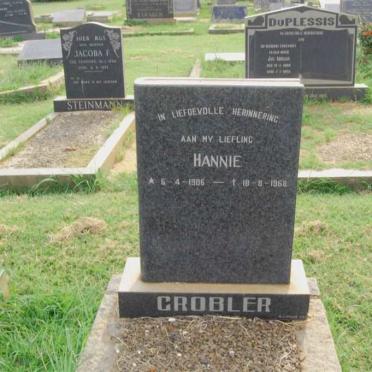 GROBLER Hannie 1906-1968