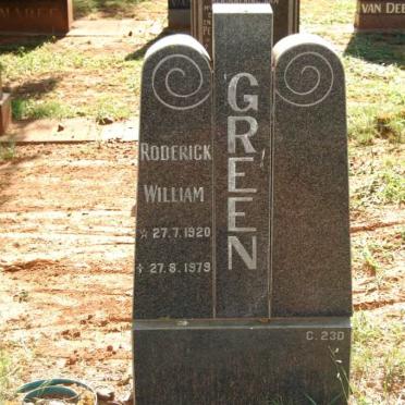 GREEN Roderick William 1920-1979
