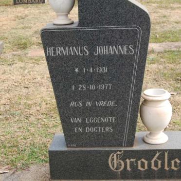 GROBLER Hermanus Johannes 1931-1977