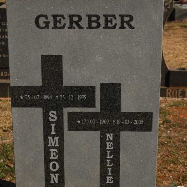 GERBER Simoen 1894-1975 &amp; Nellie 1909-2005