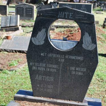 HITE Arthur 1920-19?3